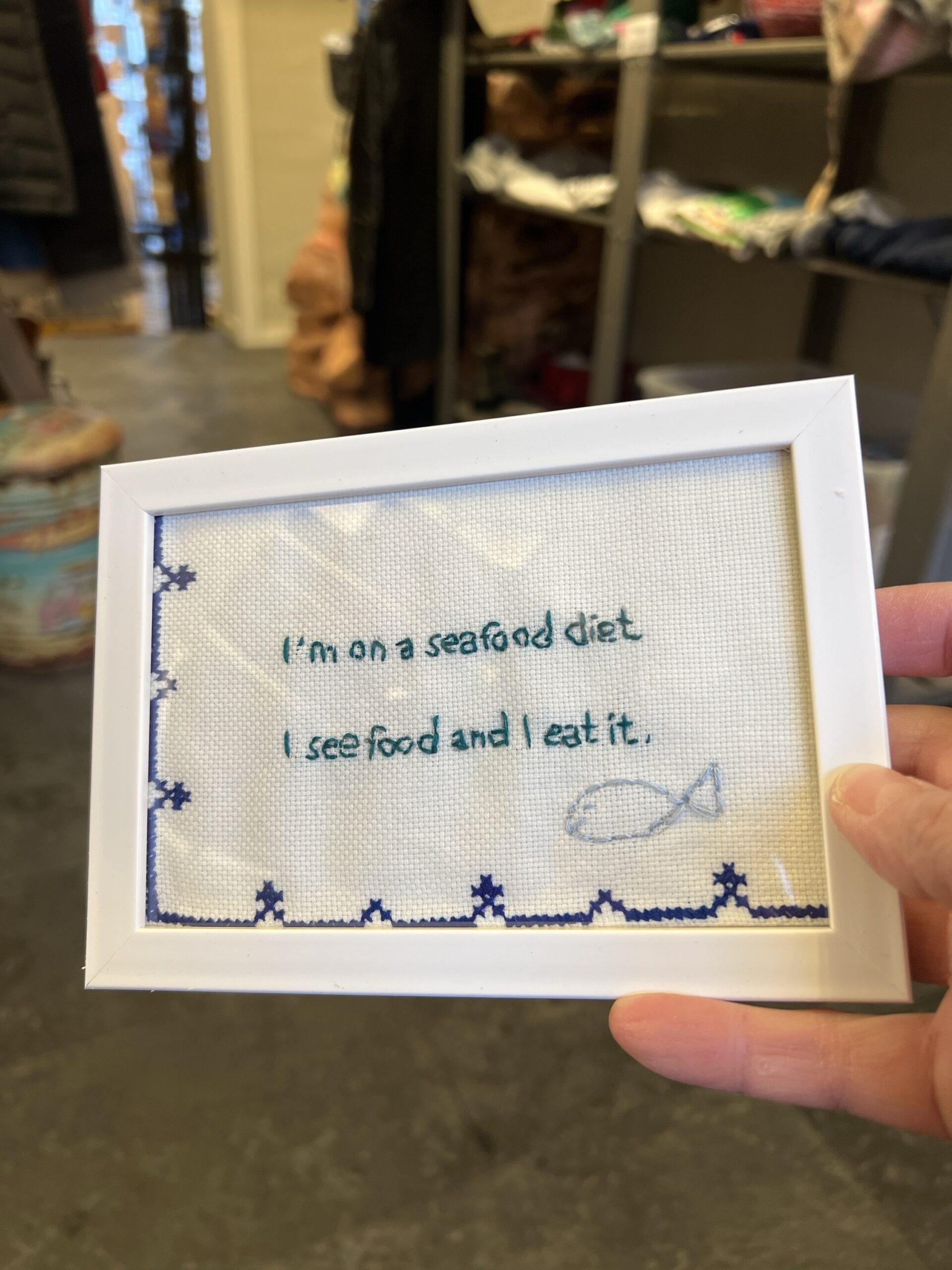 I'm on a seafood diet