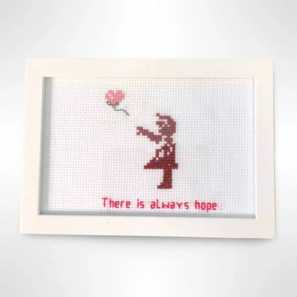 There is always love Banksy - broderi