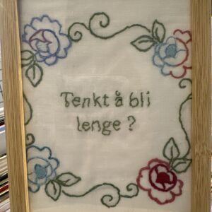 Tenkt å bli lenge ? Geriljabroderi