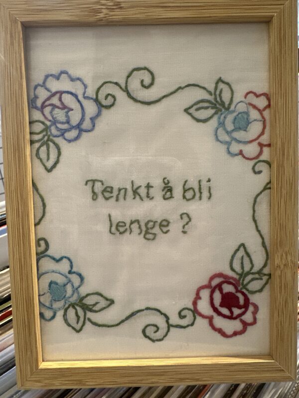 Tenkt å bli lenge ? Geriljabroderi