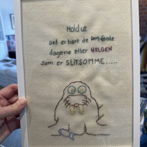 Geriljabroderi - hold ut