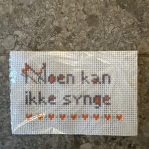 Noen kan ikke synge Geriljabroderi
