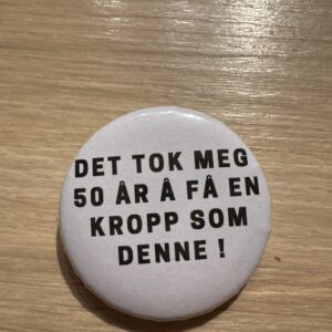 50 års button