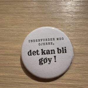 Undervurder meg button