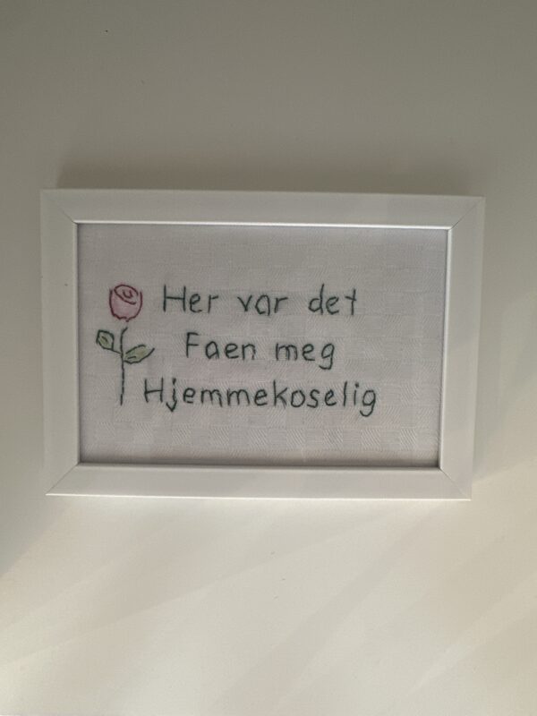Hjemmekoselig geriljabroderi