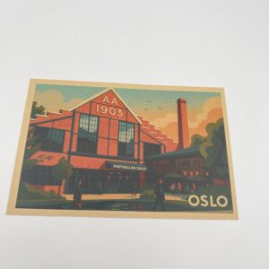 Postkort Mathallen i Oslo