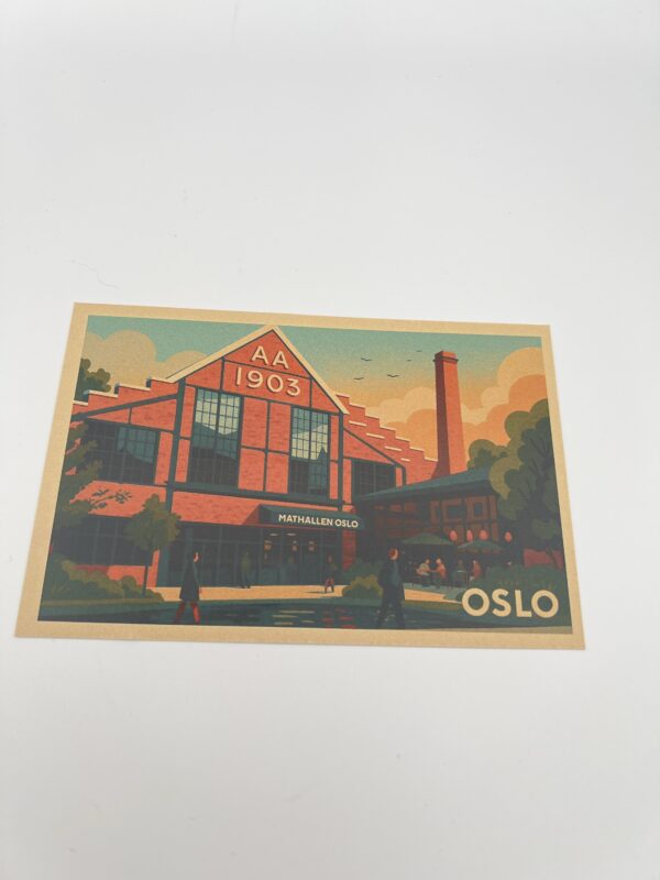 Postkort Mathallen i Oslo