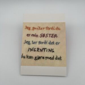 Postkort søster