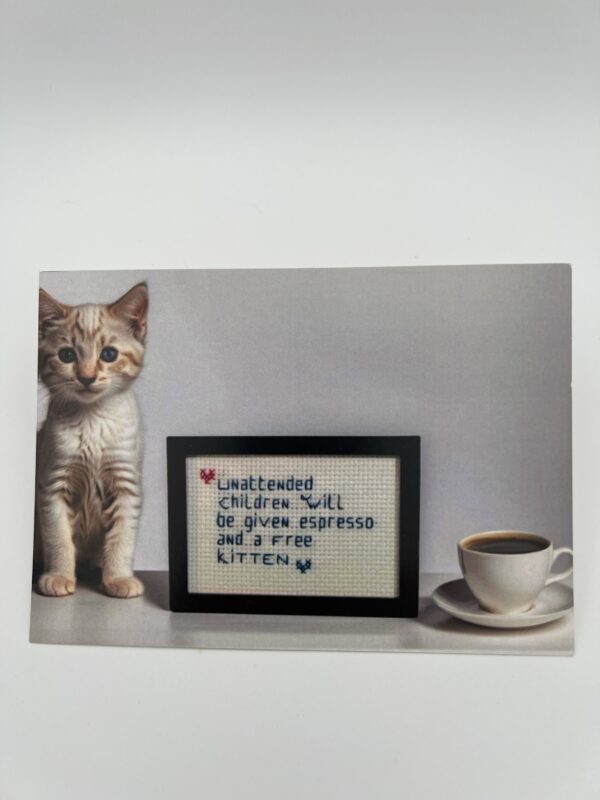 Postkort kitten