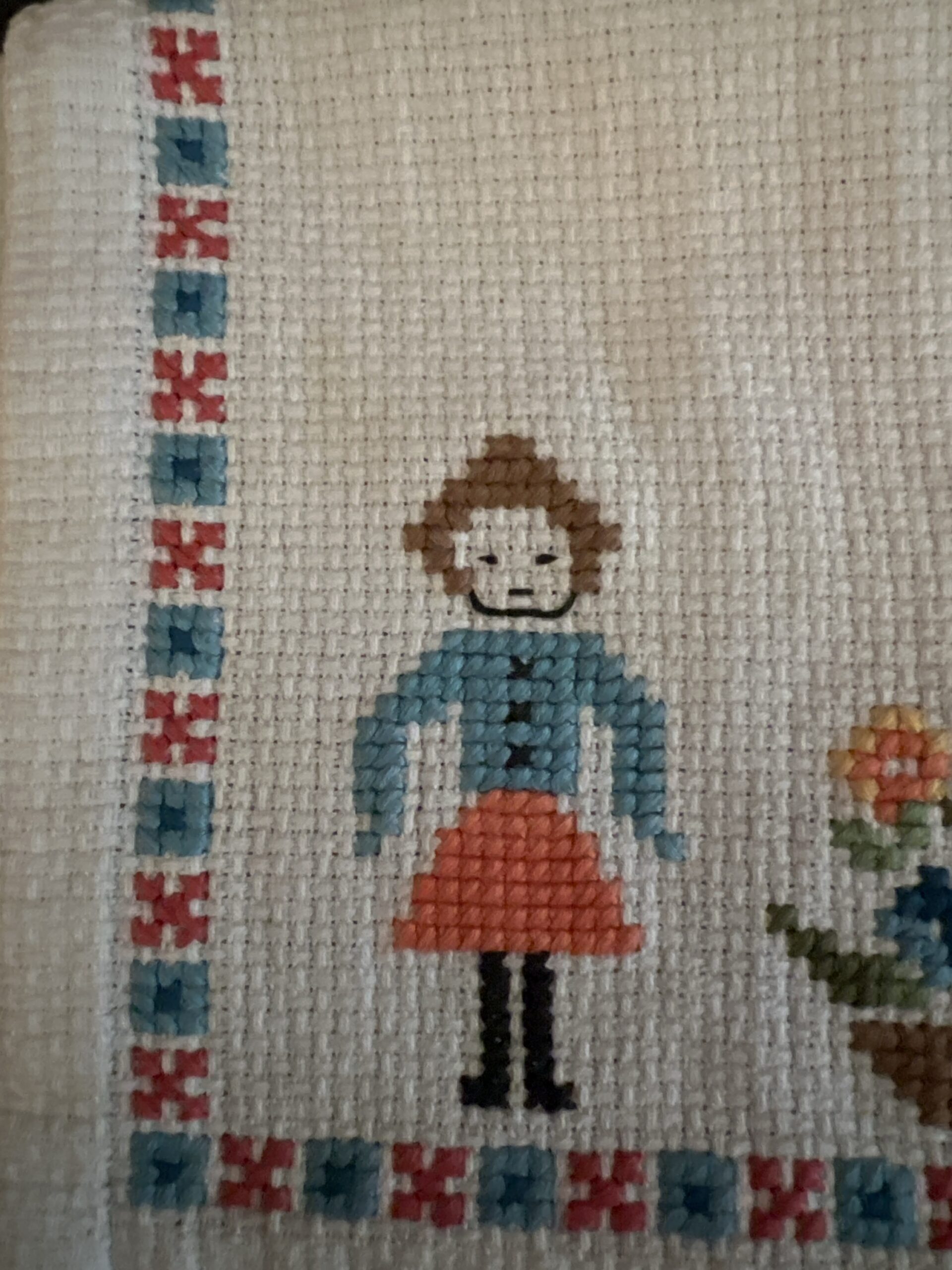 Håndbrodert løper geriljabroderi - Bilde 3