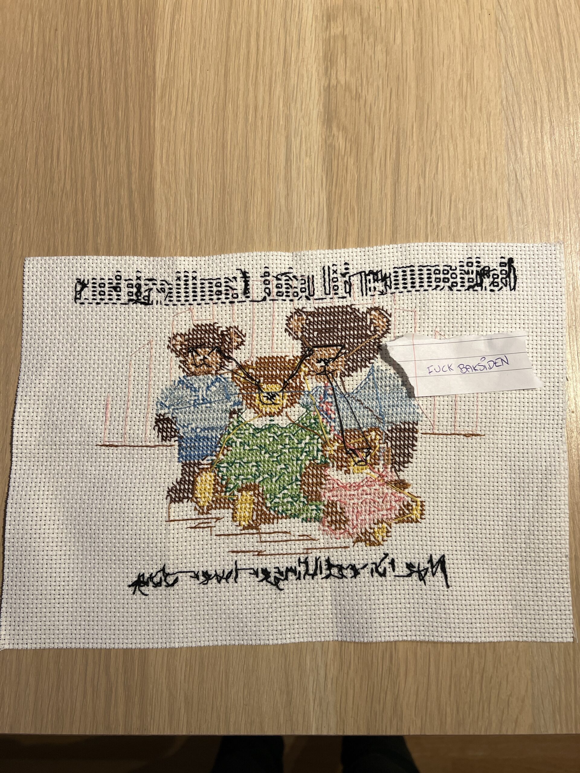 Familie sirkuset 🤡 geriljabroderi - Bilde 2