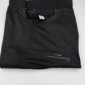 Titslinje t-shirt svart