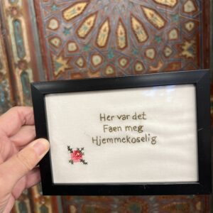 Hjemmekoselig geriljabroderi