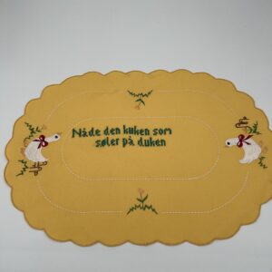 Påskeduk geriljabroderi