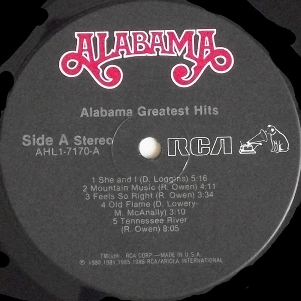 Alabama - Alabama Greatest Hits (AHL1-7170)
