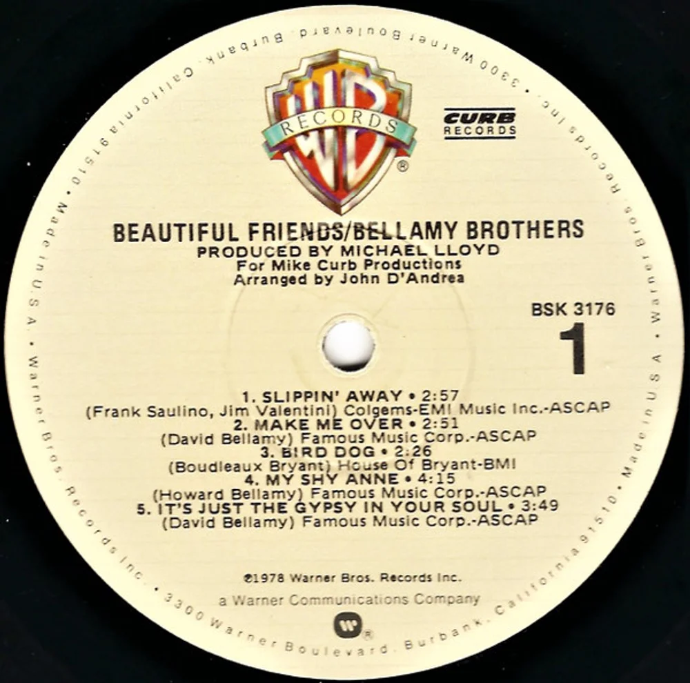 Bellamy Brothers - Beautiful Friends (BSK 3176)