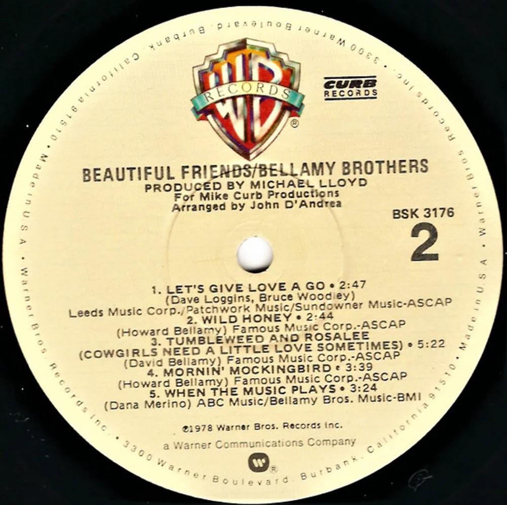 Bellamy Brothers - Beautiful Friends (BSK 3176)