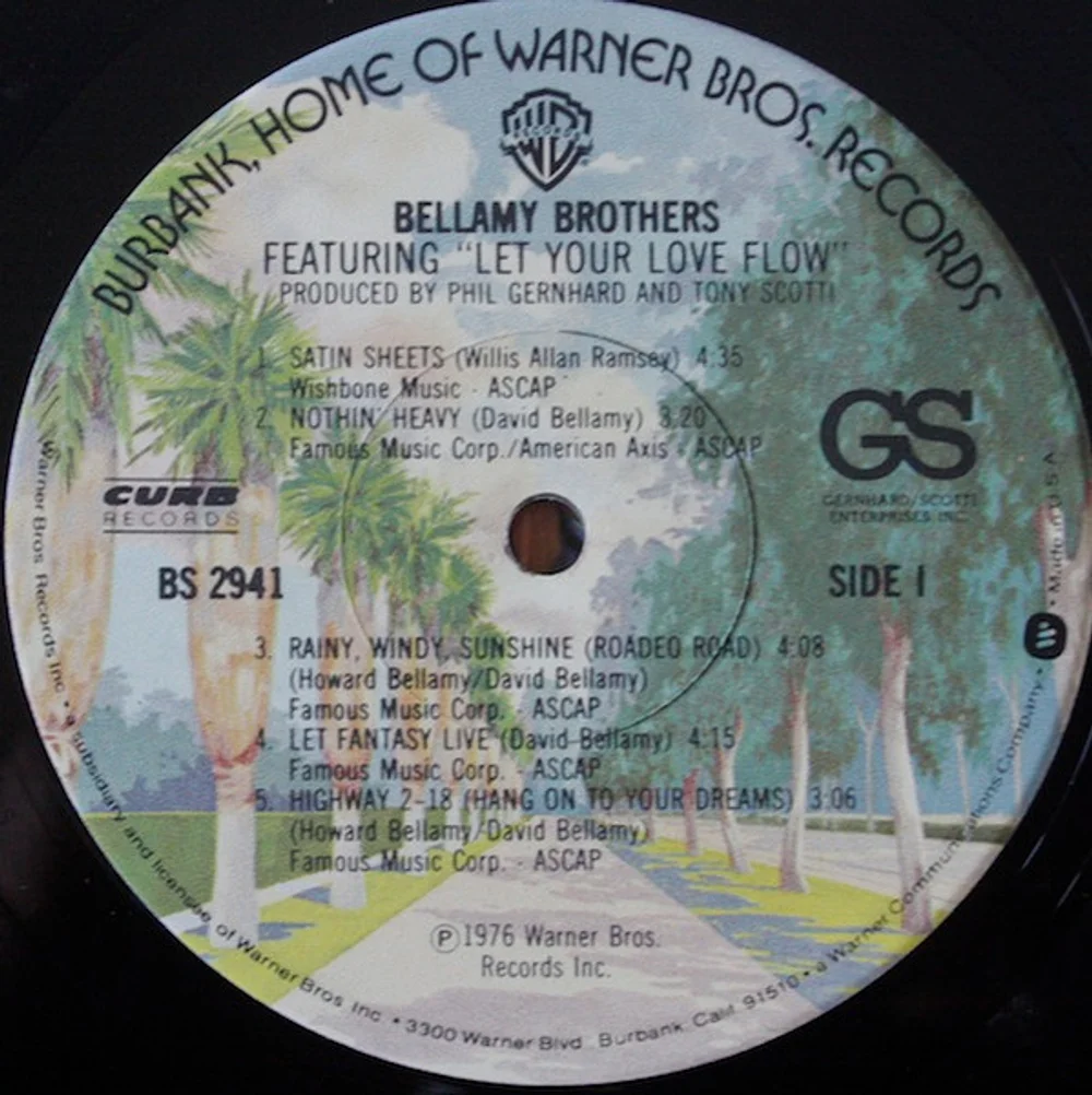 Bellamy Brothers - Featuring "Let Your Love Flow" (And Others) (BS 2941)