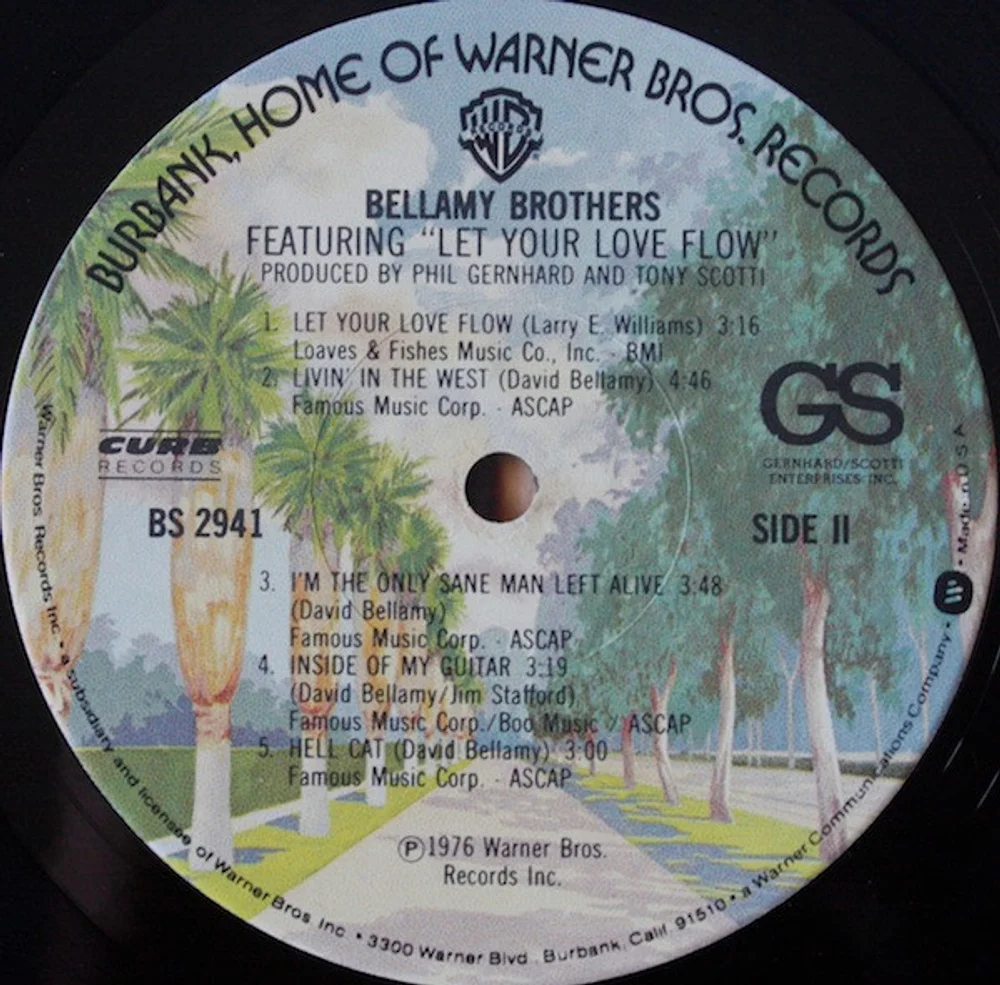 Bellamy Brothers - Featuring "Let Your Love Flow" (And Others) (BS 2941)