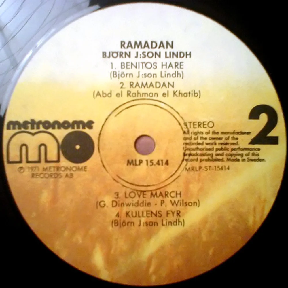 Björn J:Son Lindh - Ramadan (MLP 15414)