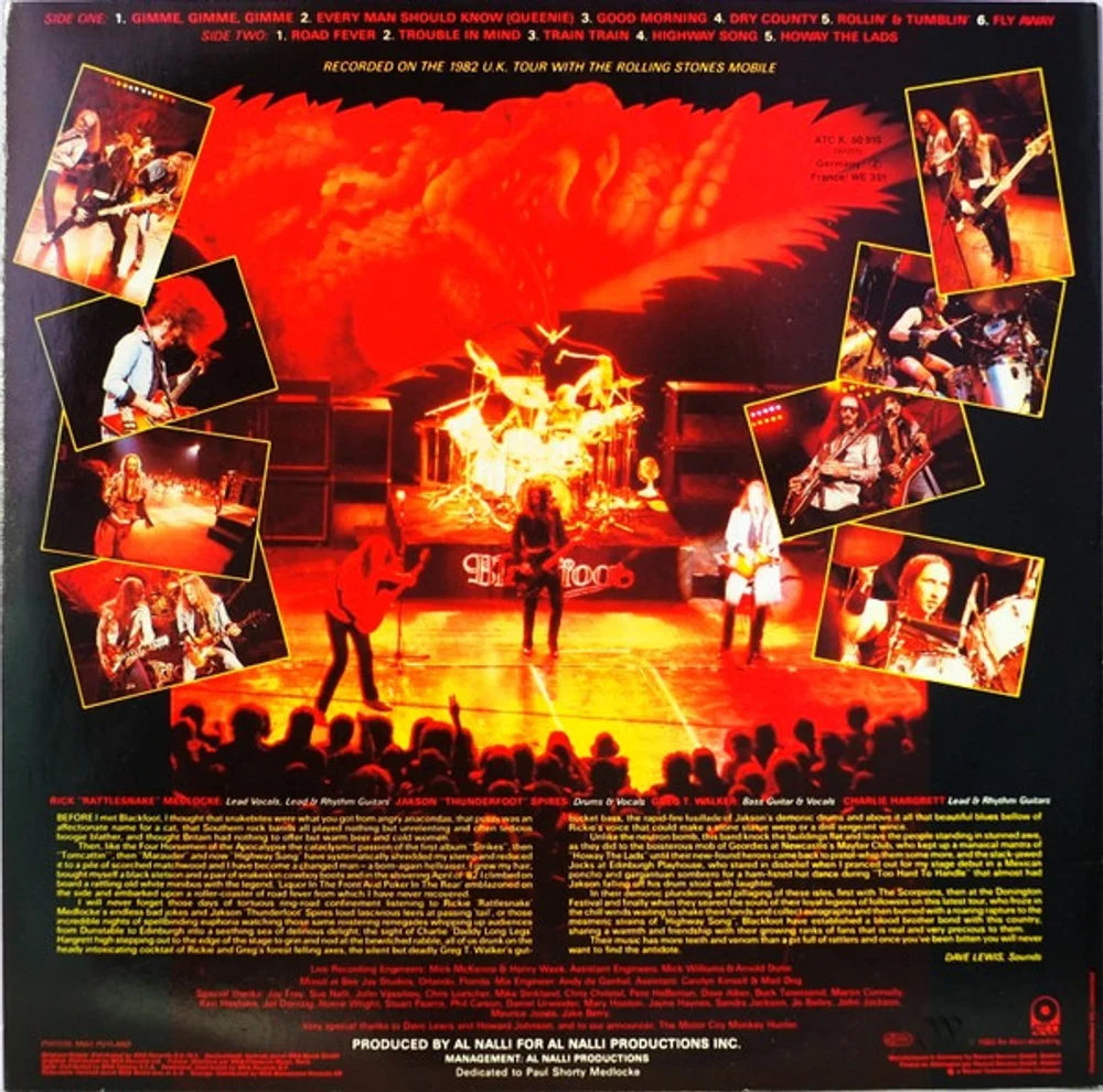 Blackfoot (3) - Highway Song Live (ATC K 50 910)