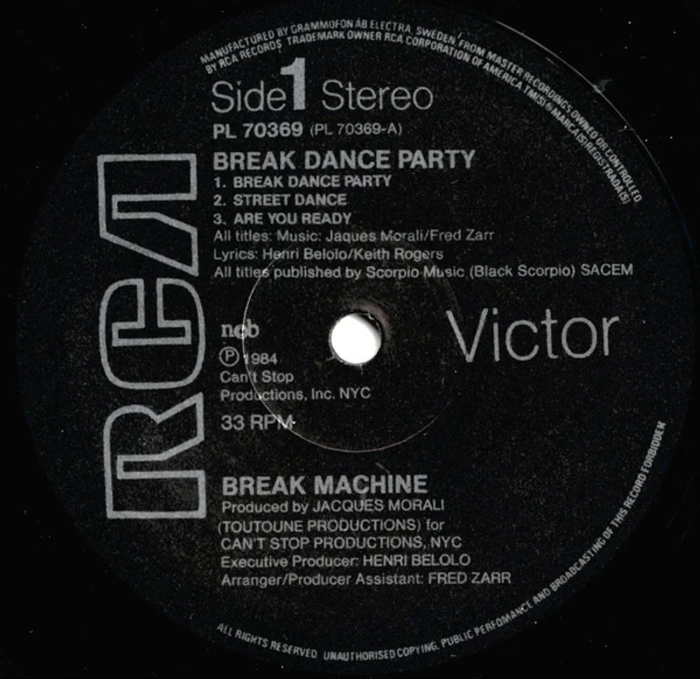 Break Machine - Break Dance Party (PL 70369)
