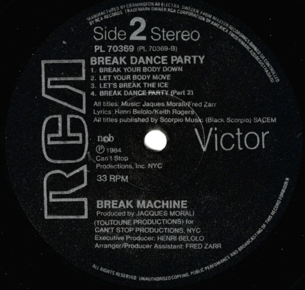 Break Machine - Break Dance Party (PL 70369)