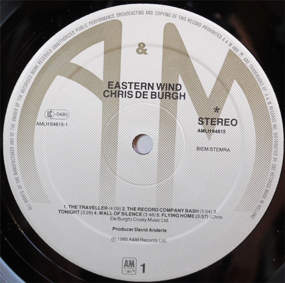 Chris de Burgh - Eastern Wind (AMLH 64815)