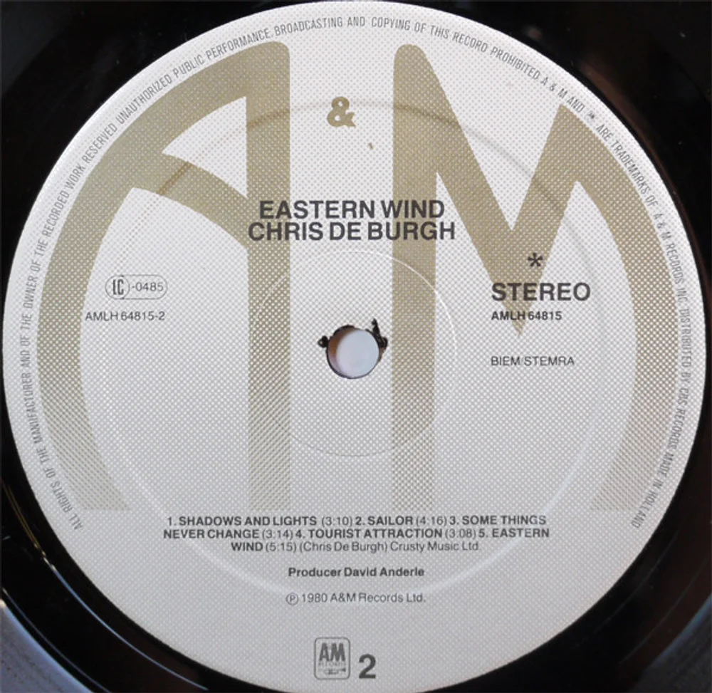Chris de Burgh - Eastern Wind (AMLH 64815)