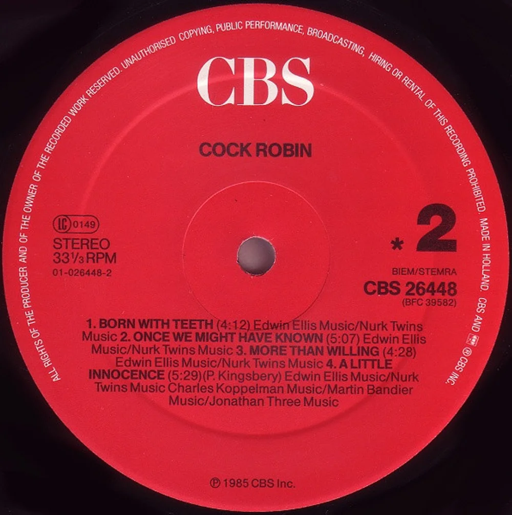 Cock Robin - Cock Robin (26448)