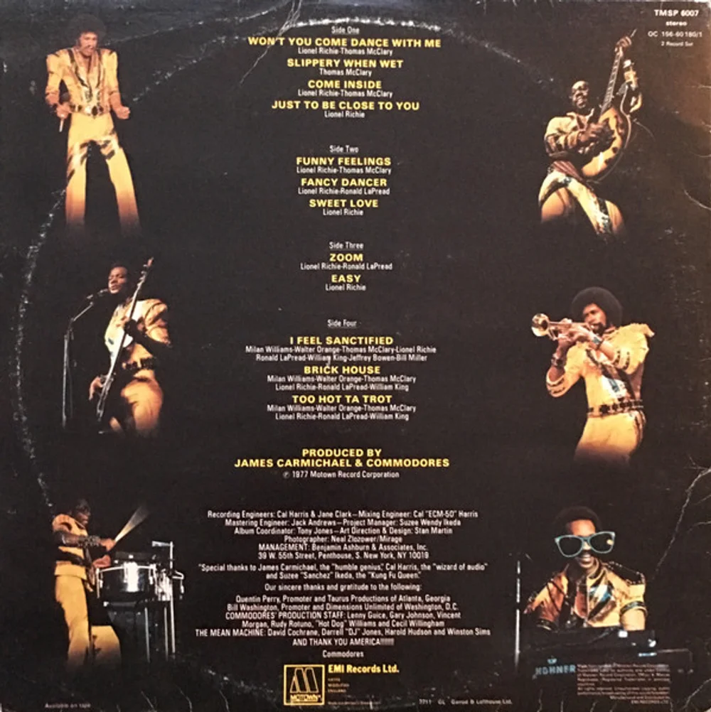 Commodores - Live! (TMSP 6007)