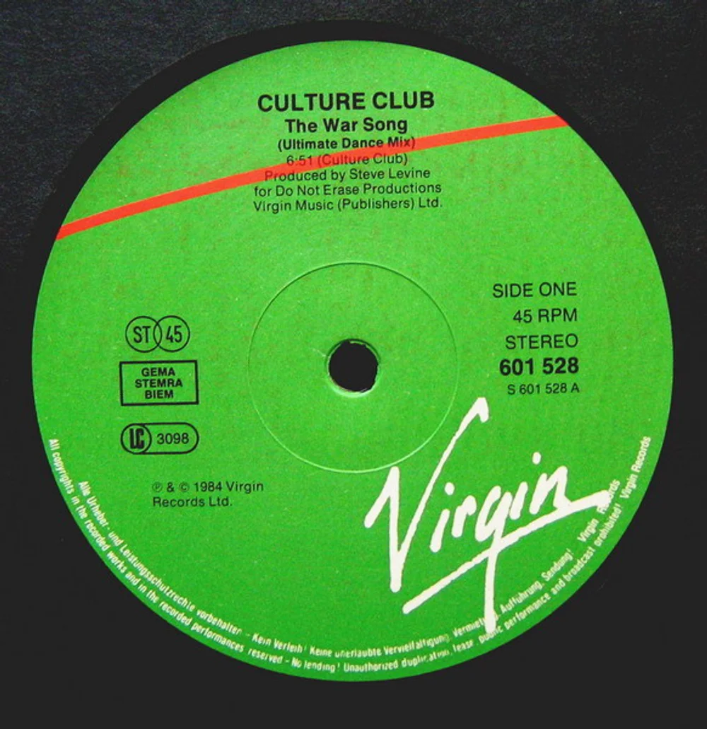 Culture Club - The War Song (Ultimate Dance Mix) (601528)