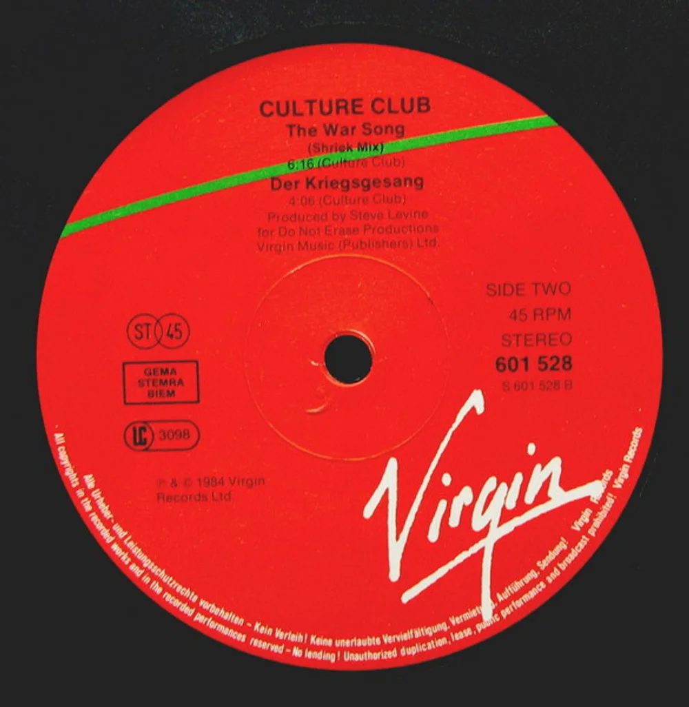 Culture Club - The War Song (Ultimate Dance Mix) (601528)