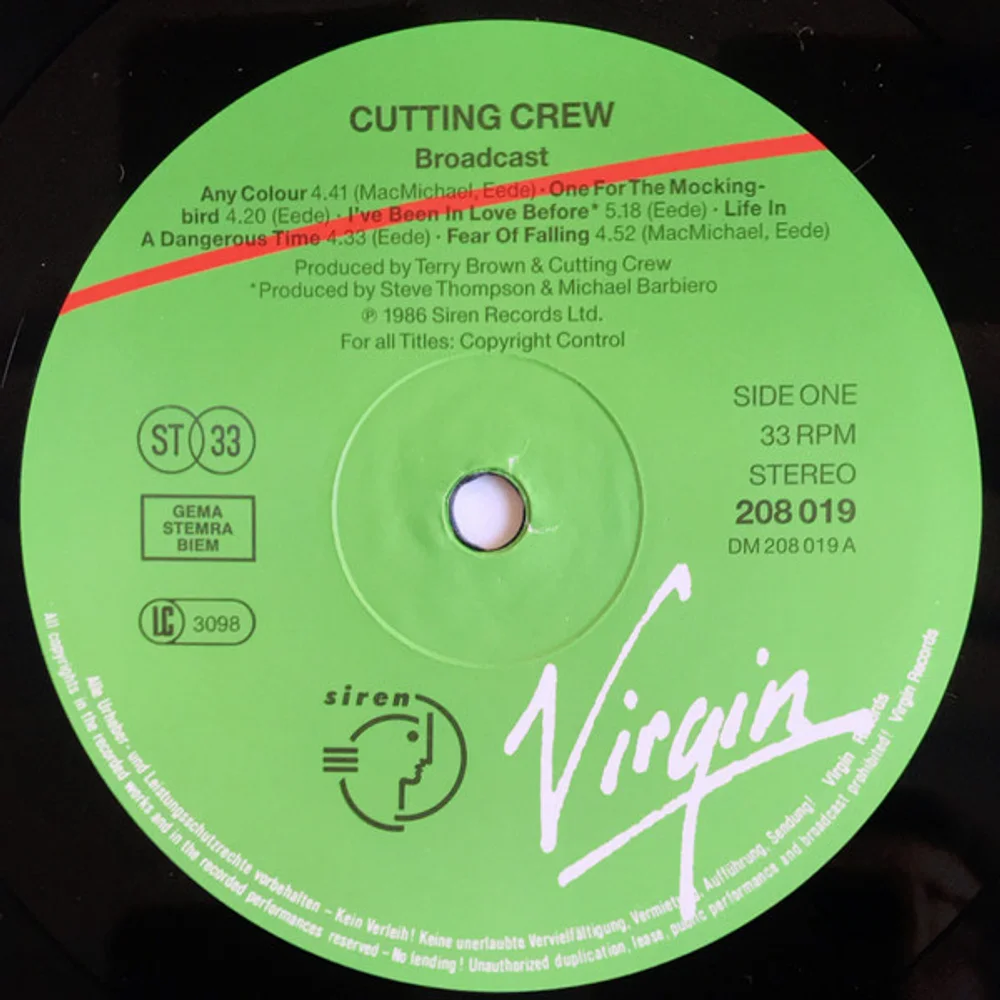 Cutting Crew - Broadcast (208 019)