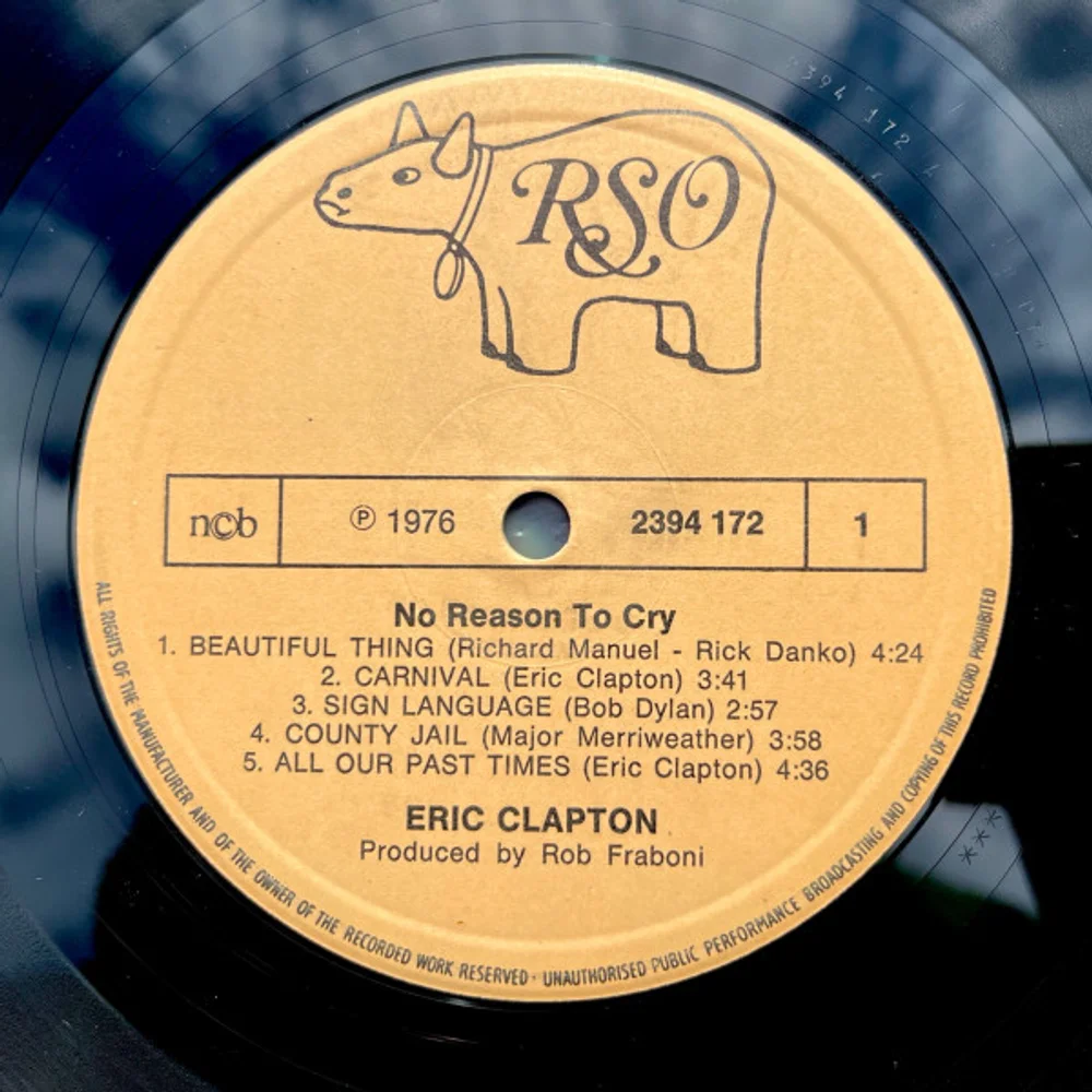 Eric Clapton - No Reason To Cry (2394 172)