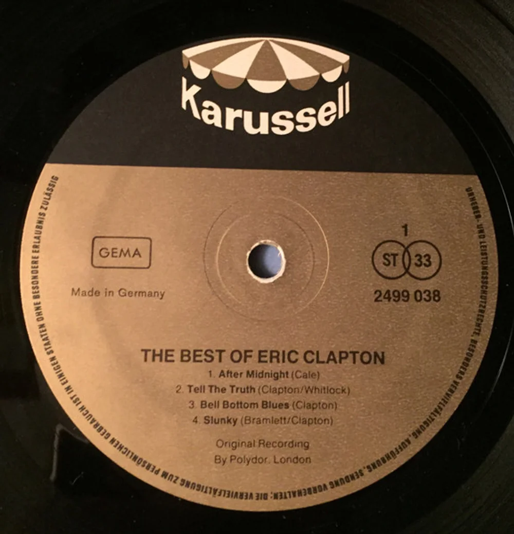 Eric Clapton - The Best Of Eric Clapton (2499 038)
