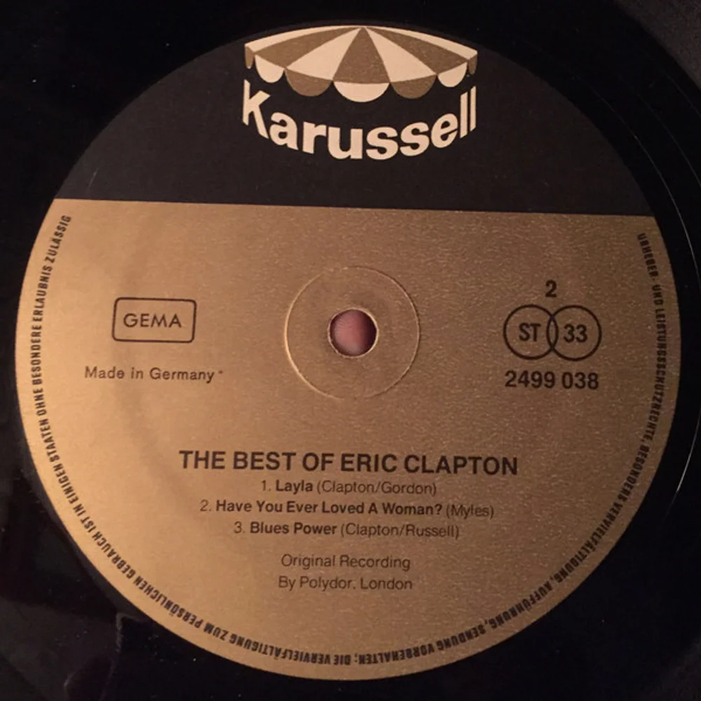 Eric Clapton - The Best Of Eric Clapton (2499 038)