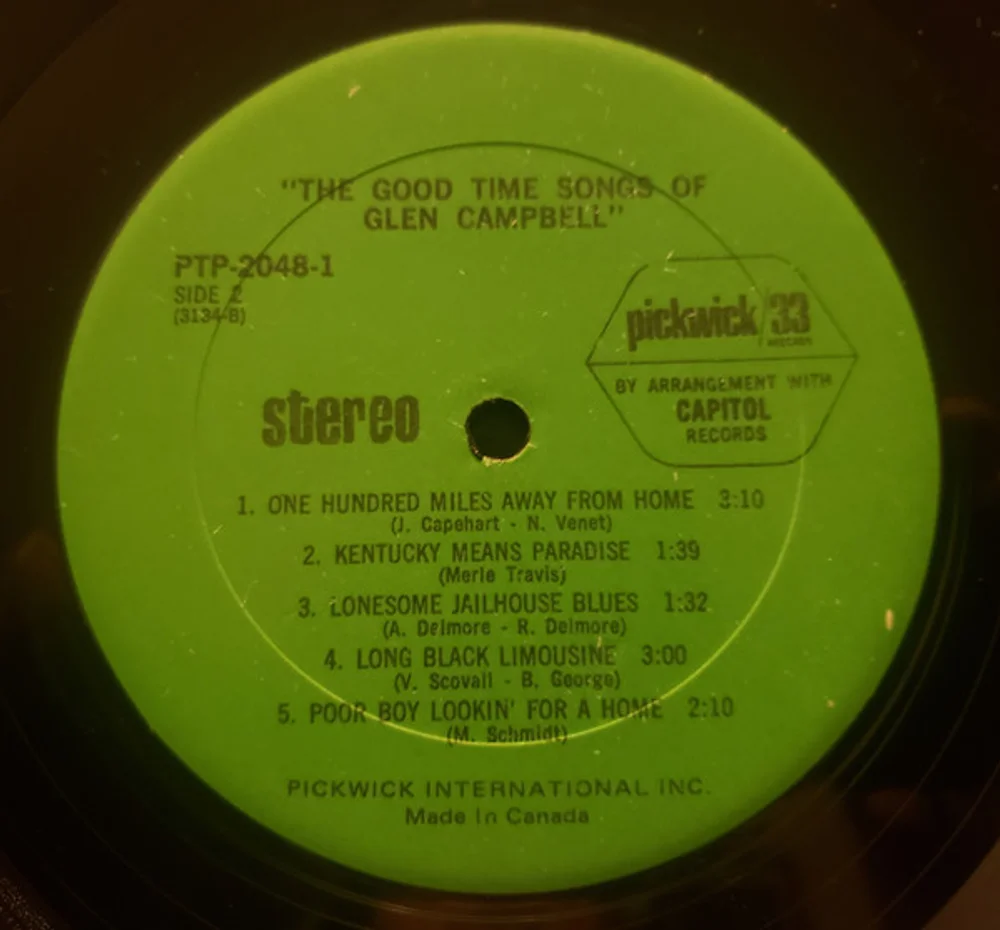 Glen Campbell - The Good Time Songs Of Glen Campbell (PTP-2048)