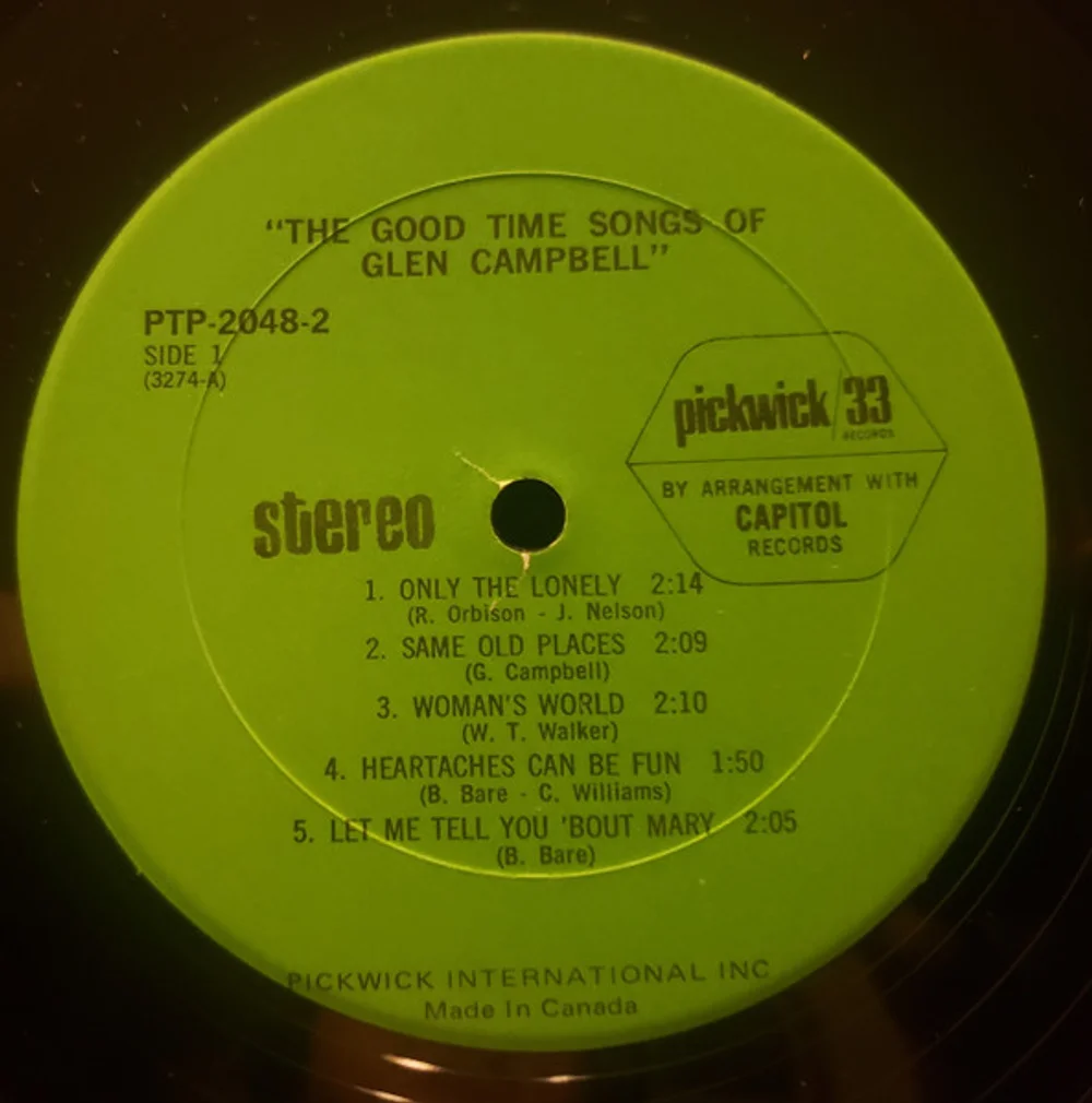 Glen Campbell - The Good Time Songs Of Glen Campbell (PTP-2048)