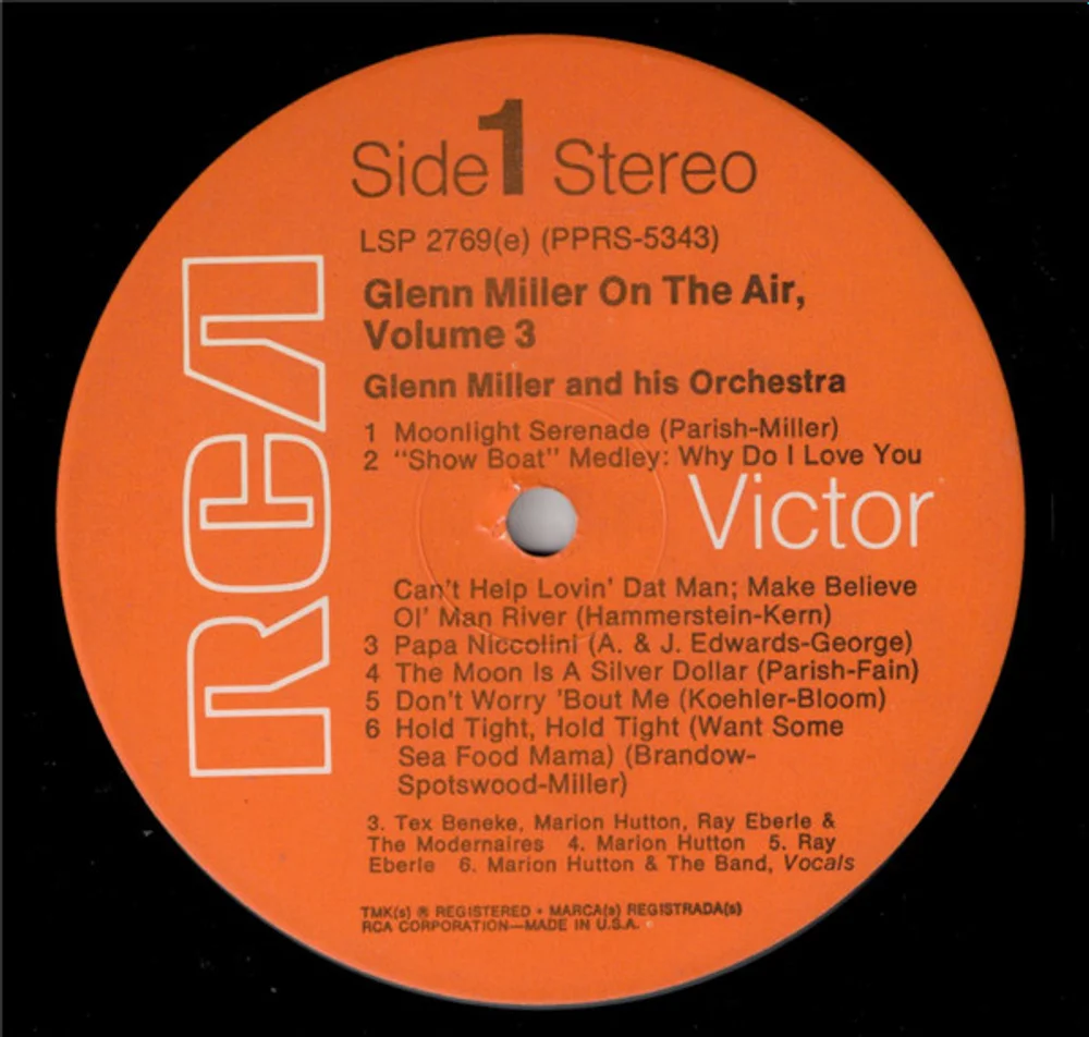 Glenn Miller - On The Air Volume 3 (LSP-2769(e))