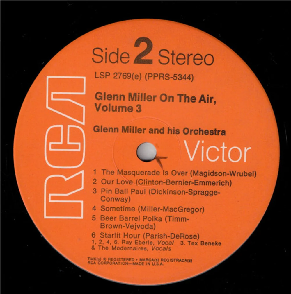 Glenn Miller - On The Air Volume 3 (LSP-2769(e))