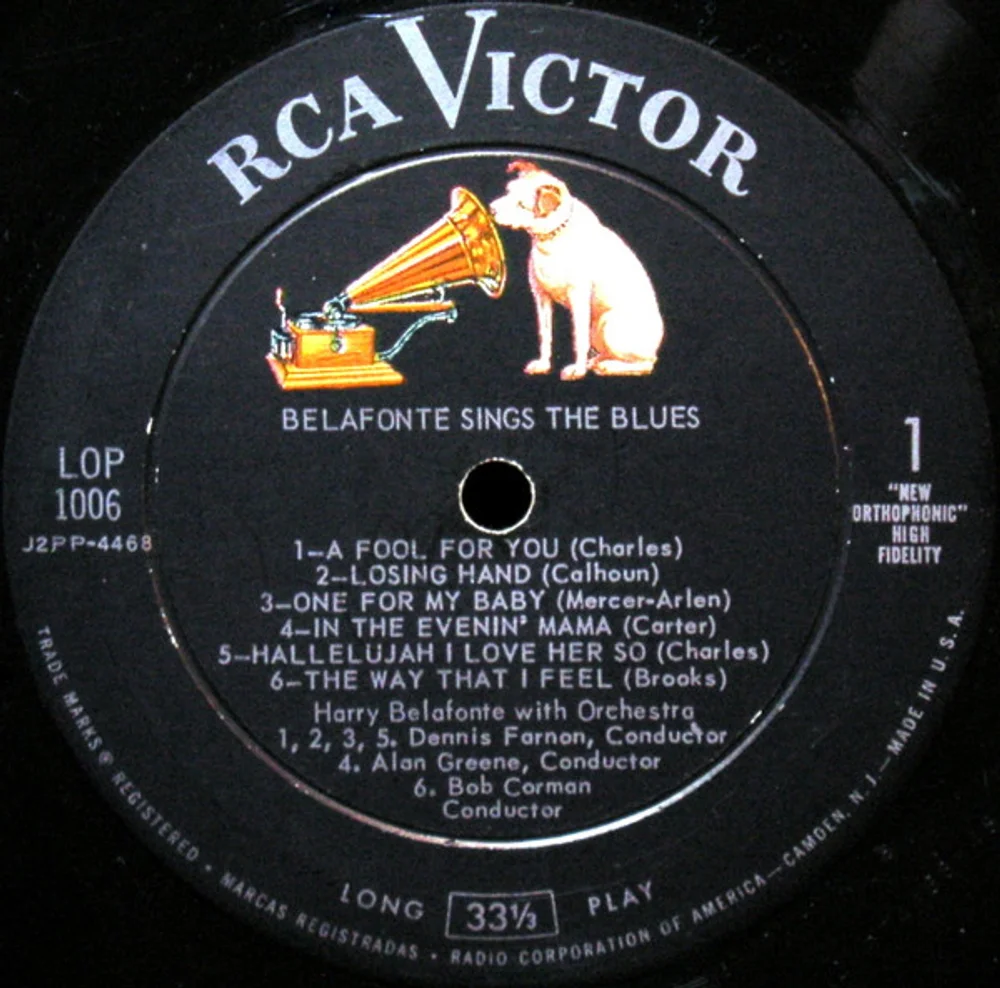 Harry Belafonte - Belafonte Sings The Blues (LOP-1006)