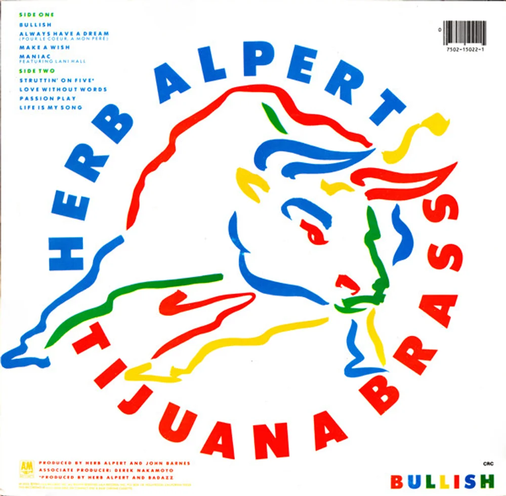 Herb Alpert / Tijuana Brass* - Bullish (SP-5022)