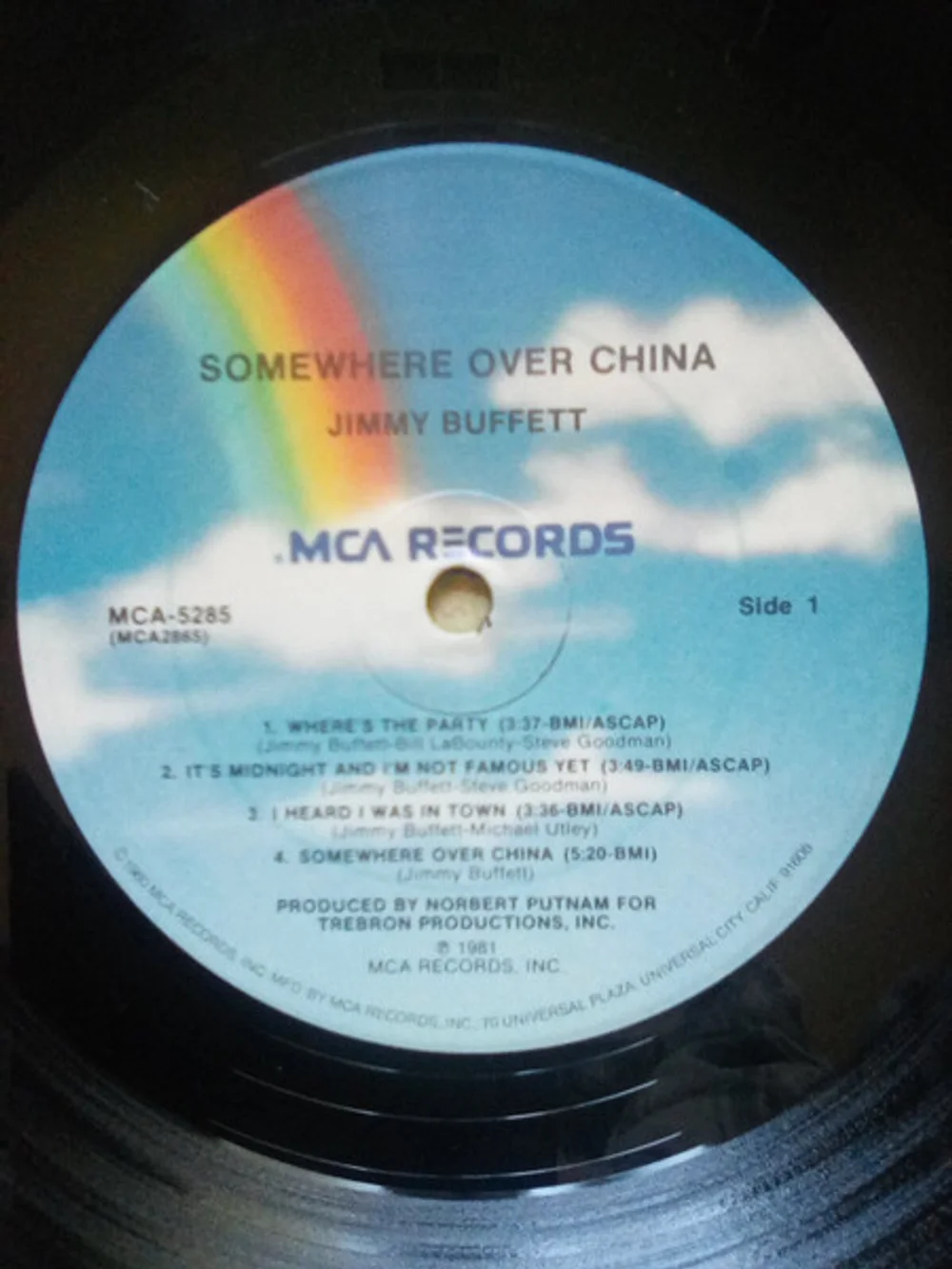 Jimmy Buffett - Somewhere Over China (MCA-1481)