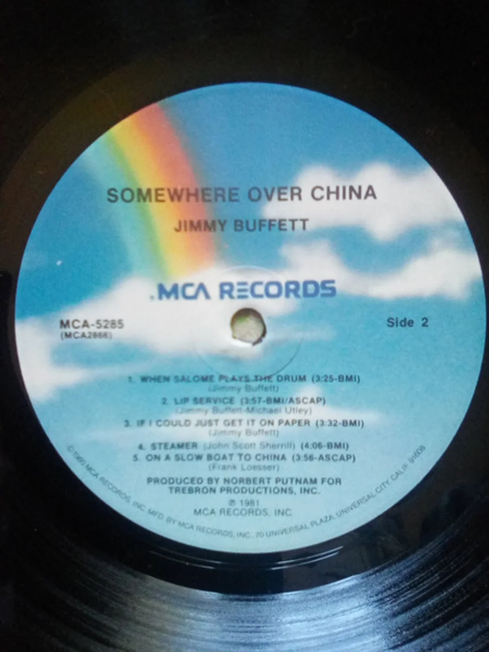 Jimmy Buffett - Somewhere Over China (MCA-1481)