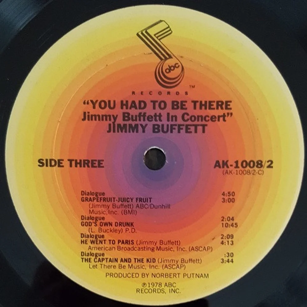 Jimmy Buffett - You Had To Be There (AK 1008/2)