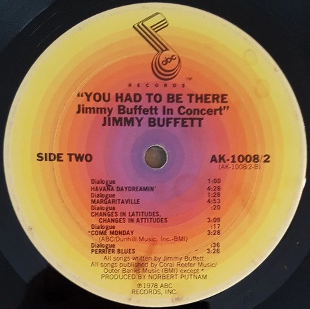 Jimmy Buffett - You Had To Be There (AK 1008/2)