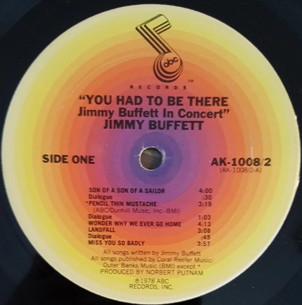 Jimmy Buffett - You Had To Be There (AK 1008/2)