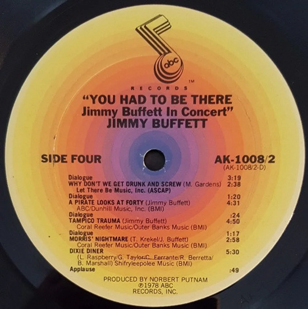 Jimmy Buffett - You Had To Be There (AK 1008/2)