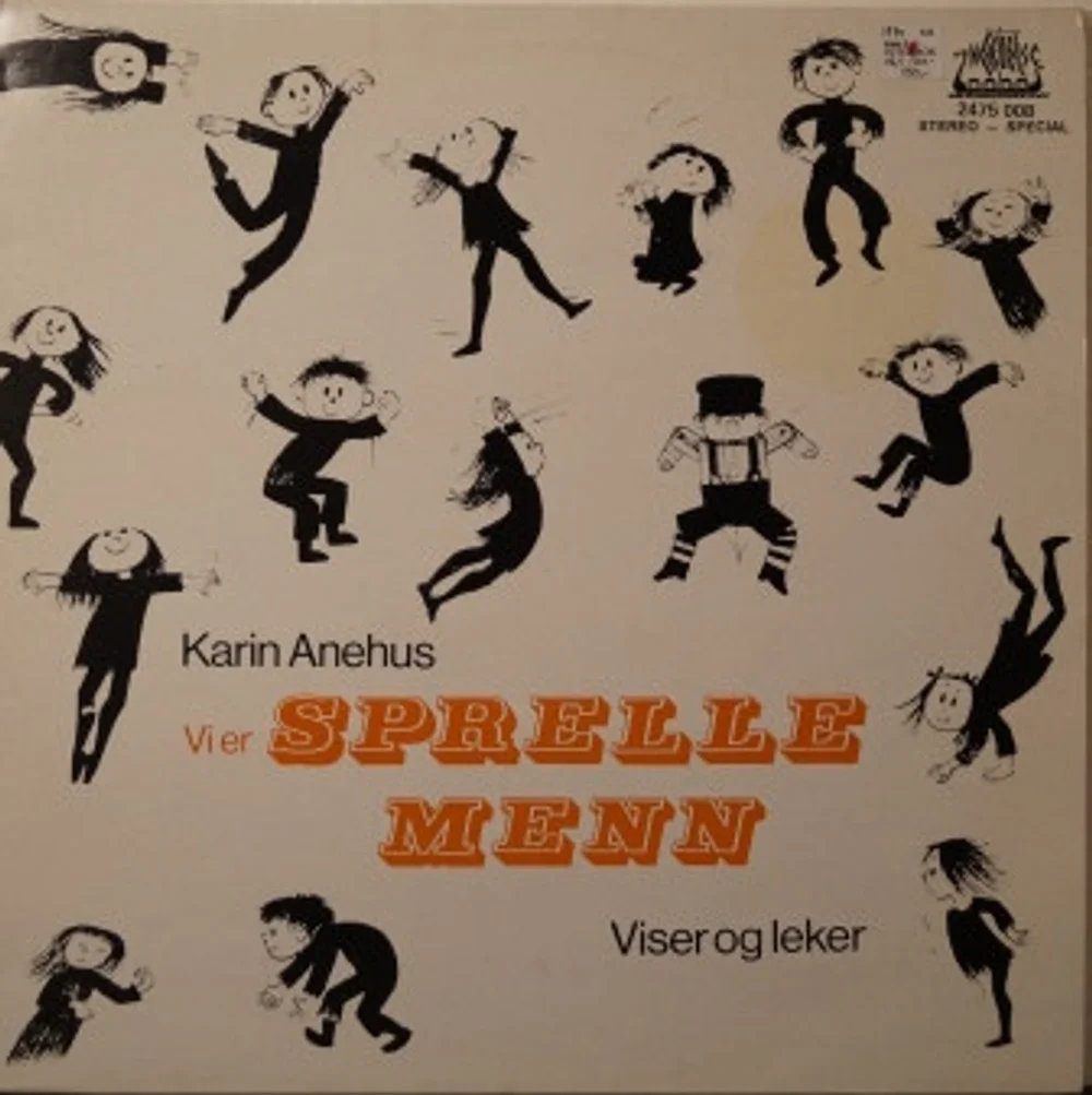 Karin Anehus - Vi Er Sprellemenn (Viser Og Leker) (2475 008)
